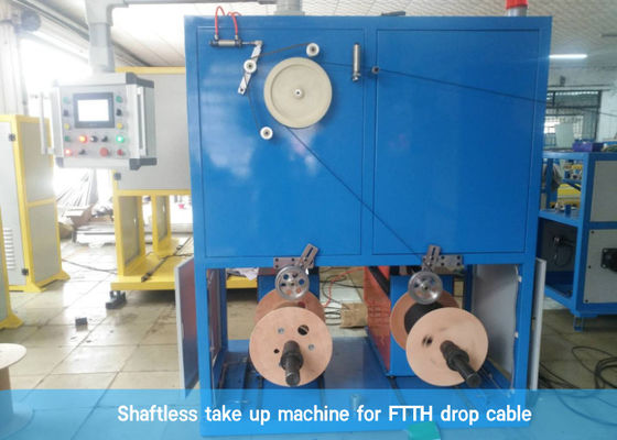 屋内および屋外50KW FTTHの平らな光ファイバケーブル機械