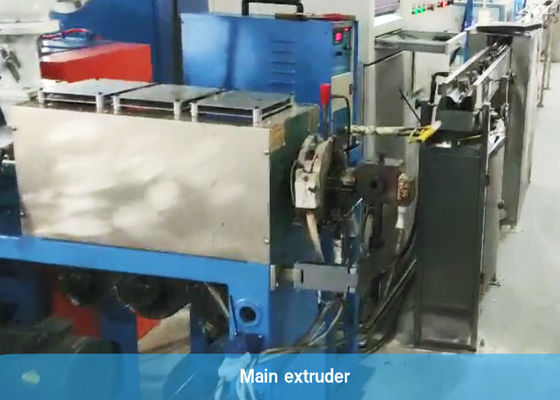 単一の頭部21kwの鋼線のエヴァのコータの光ファイバケーブルの生産ライン