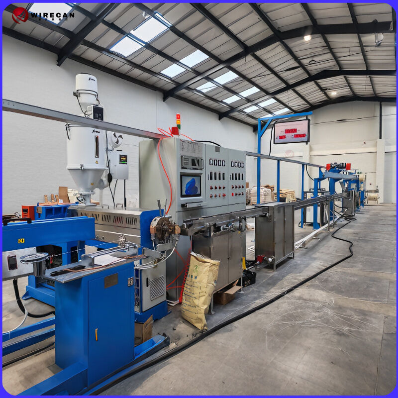 WRK-50 室内用光ケーブル製造ライン / 光ファイバー用ケーブル製造機械